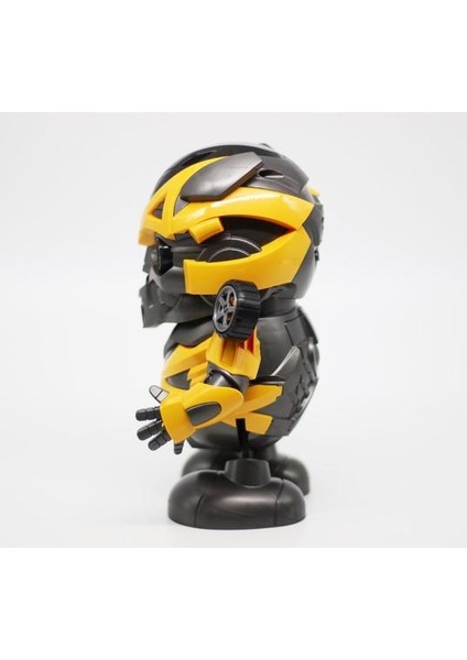 LED Dans Kahraman Transformatörü Bumblebees Müzik Arı Feneri Işık Ses Müzik Akıllı Robot Model Oyuncak (Yurt Dışından)