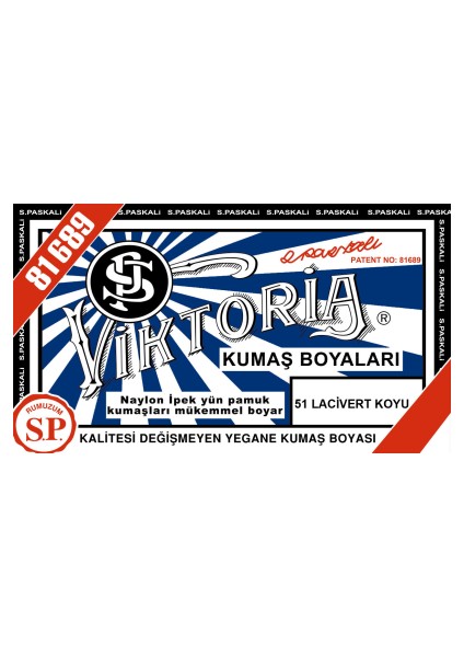 Kumaş Boyası Koyu Lacivert
