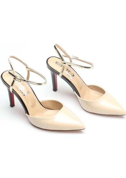 Ten Siyah Rugan Kadın Stiletto