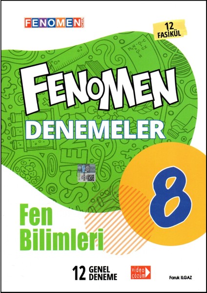 Fenomen Yayıncılık Fenomen 8. Sınıf Fen Bilimleri Soru Bankası + Deneme 2 Kitap