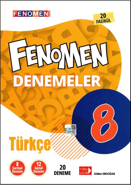 Fenomen 8. Sınıf Türkçe Soru Bankası + Deneme 2 Kitap