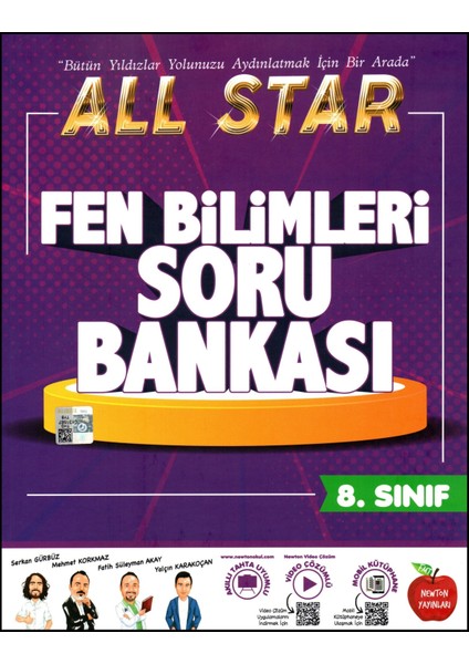 8. Sınıf Matematik + Fen Bilimleri All Star Soru Bankası 2 Kitap