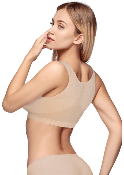 Compression Toparlayıcı Dikişsiz Korse Büstiyer