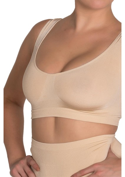 Compression Toparlayıcı Dikişsiz Korse Büstiyer
