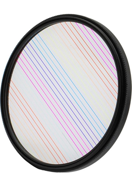 Streak Filtresi Anamorfik W / Dönen Yüzük Video Için 82MM Gökkuşağı Streak (Yurt Dışından)