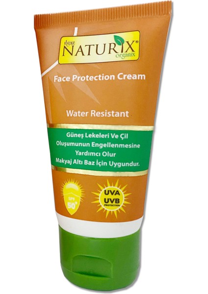 Naturixspf 50+ Yüz Güneş Koruyucu Leke Karşıtı Krem + Kakao & Havuç Yağı Spf 15 Yoğun Bronzlaştırıcı Yağ