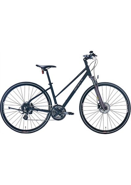 Sportıve 226 Kadın Şehir Bisikleti 457H Hd 28 Jant 24 Vites Mat Antrasit-Siyah-Fuşya