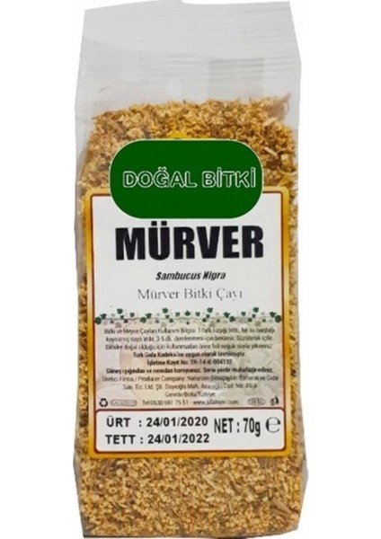 Mürver Çiçeği Bitki Çayı Paket 70 gr
