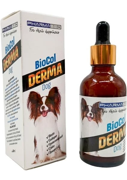 Derma Biocol Köpekler Için Tüy Sağlığı ve Dökülmesi Için Vitamin Takviyesi 50 ml