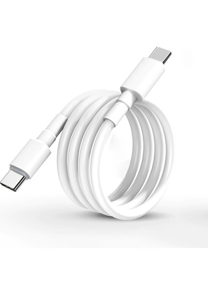 Type-C To Usb-C Şarj Kablosu 60W  Samsung Xiaomi Huawei Honor Oppo Realme Uyumlu Şarz Aksesuarı