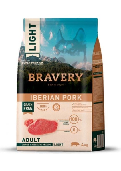 Iberian Pork Medium/Large Light Köpek Maması 12 kg