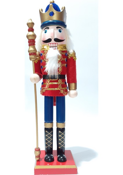 Funworld Yılbaşı Yeni Yıl Süsü Dekoratif Süs Kurşun Asker 40 cm