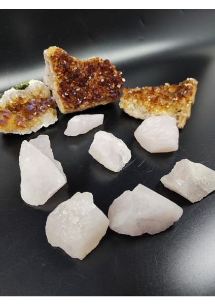 Pembe Kuvars Ham Doğal Taş (Sertifikalı)