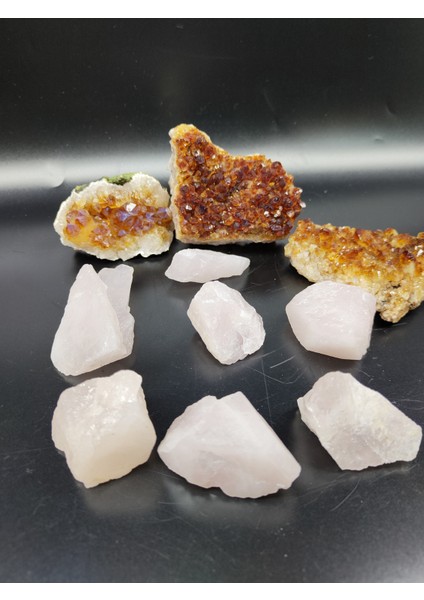 Pembe Kuvars Ham Doğal Taş (Sertifikalı)