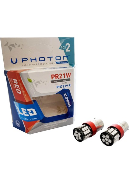 P21W Red 93 PH7219 R Led