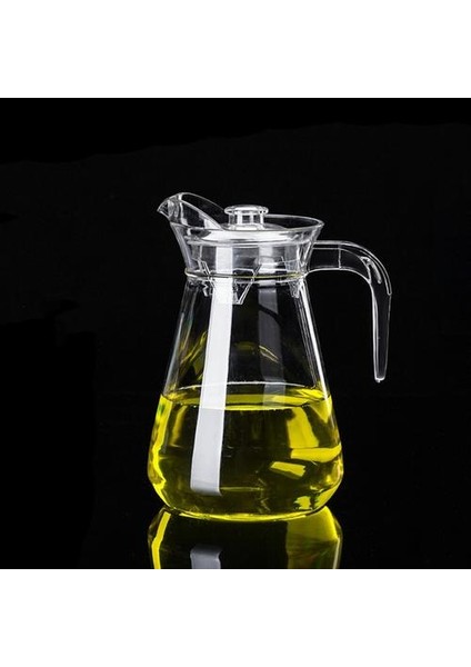 1 Adet 1000 ml Akrilik Içecek Depolama Konteyner Temizle Sürahi Pc Sürahi Ev Soğuk Su Kettle (1l) | Sürahi (Yurt Dışından)