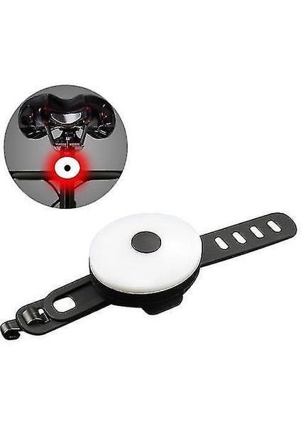 Bisiklet Araçları Vurgu Bisiklet Tail Işık USB Şarj Edilebilir Bisiklet Arka Uçur Su Geçirmez Bisiklet Bisiklet Arka Işık Ultra Parlak (Yurt Dışından)