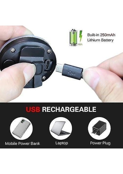 Bisiklet Araçları Vurgu Bisiklet Tail Işık USB Şarj Edilebilir Bisiklet Arka Uçur Su Geçirmez Bisiklet Bisiklet Arka Işık Ultra Parlak (Yurt Dışından)