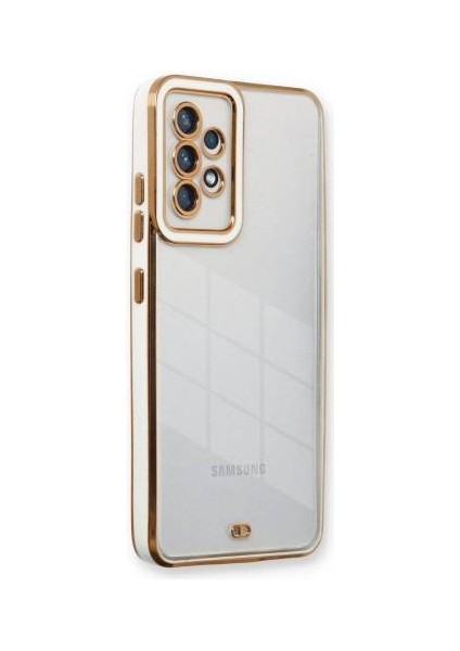 Samsung Galaxy A53 Kılıf Silikon Voit Clear Kamera Korumalı + Cam