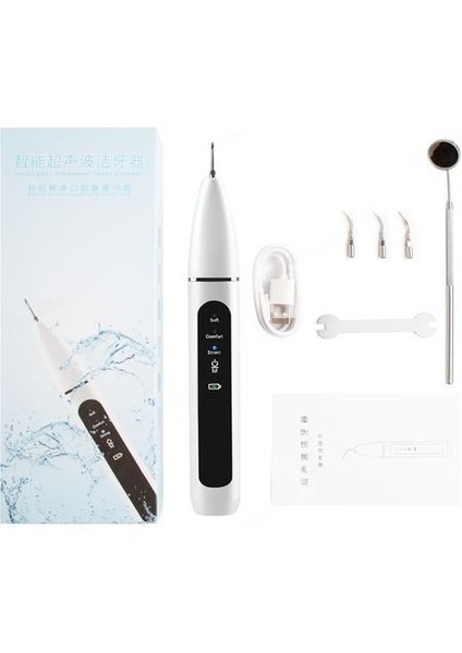 Ultrasonik Diş Scaler Calculus Remover Elektrikli Diş Plak Tartar Kazıyıcı Remover Diş Hesapları Ultrasonik Diş Temizleme | Diş Beyazlatma (Yurt Dışından)