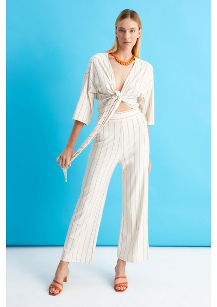 Geniş Paça Pantolon (B22-13700) modelleri