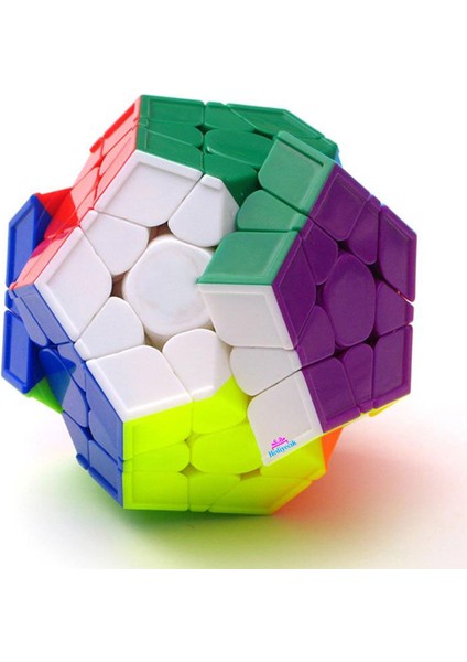 Speed Pyraminx Megaminx 2'li Zeka Küpü Rübik Küp Set