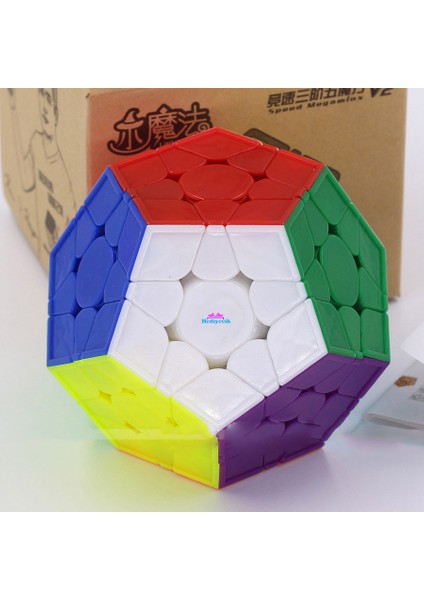 Speed Pyraminx Megaminx 2'li Zeka Küpü Rübik Küp Set