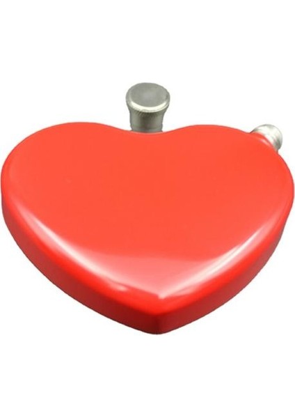 Yaratıcı Kalp Tipi Mini Hip Flask 125ML / 4.4oz Açık Seyahat Taşınabilir Viski Şişeleri (Yurt Dışından)