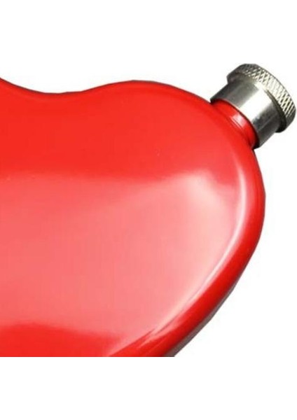 Yaratıcı Kalp Tipi Mini Hip Flask 125ML / 4.4oz Açık Seyahat Taşınabilir Viski Şişeleri (Yurt Dışından)