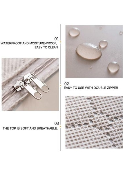 Giysi Yorgan Saklama Çantası Ev Eşyaları Organizatör Karikatür Su Geçirmez Bitirme Çantası Toz Kapağı Kolu ile Kılıfı Kapak | Katlanabilir Saklama Torbaları (Yurt Dışından) modelleri