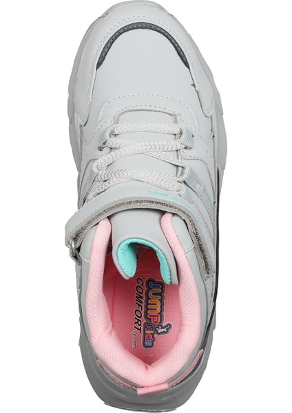 27823 Açık Gri - Pembe Kız Çocuk Spor Bot modelleri