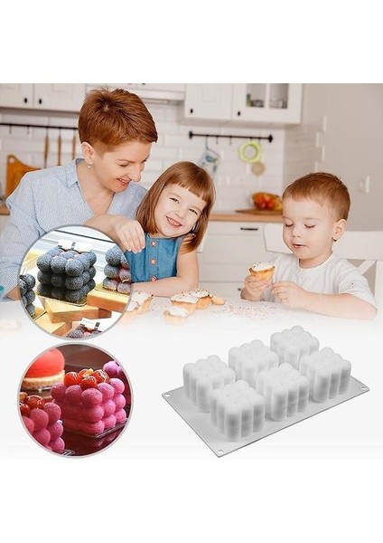 Silikon Mum Kalıp Kek Fondan 3D Kalıp (Yurt Dışından)