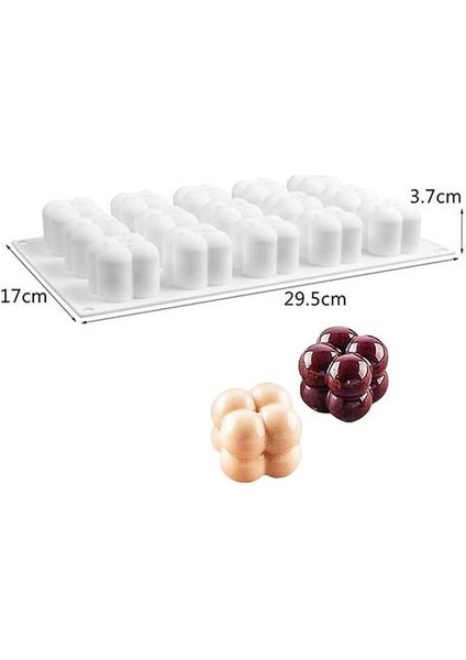 Silikon Mum Kalıp Kek Fondan 3D Kalıp (Yurt Dışından)