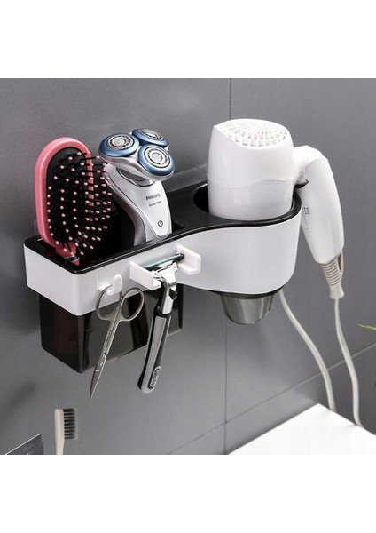 Saç Kurutma Makinesi Saklama Kutusu Curling Raf Banyo Organizatör (Yurt Dışından) fiyatları