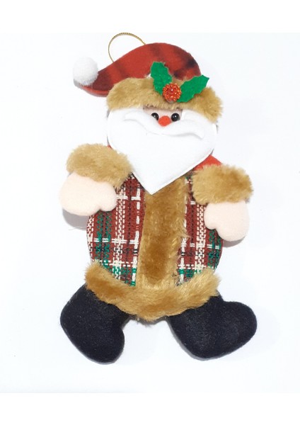 Funworld Yılbaşı Yeni Yıl Süsü Çam Ağacı Süs Noel Baba Figür Keçe