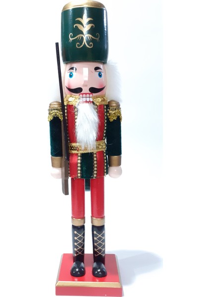 Funworld Yılbaşı Yeni Yıl Süsü Dekoratif Süs Kurşun Asker 40 cm