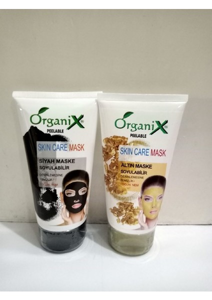 Yüz Maskesi Peeling 150ML X2 Siyah Soyulabilir Maske , Altın Soyulabilir Maske