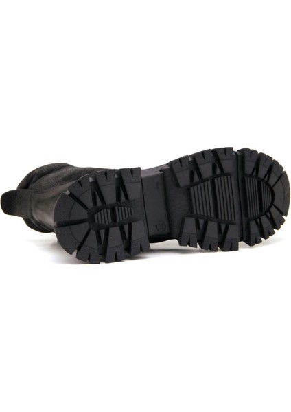 4065 Hakiki Deri Günlük Kadın Bot-Siyah Nubuk fırsatları