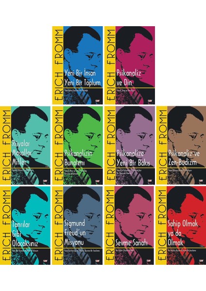 Erich Fromm 10 Kitap Set-1