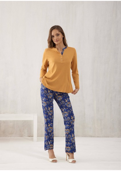 Kadın Penye Modal Pijama Takımı - 10467