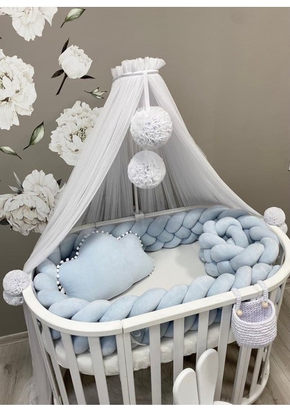 Beyaz Aparatlı Beşik Cibinliği modelleri