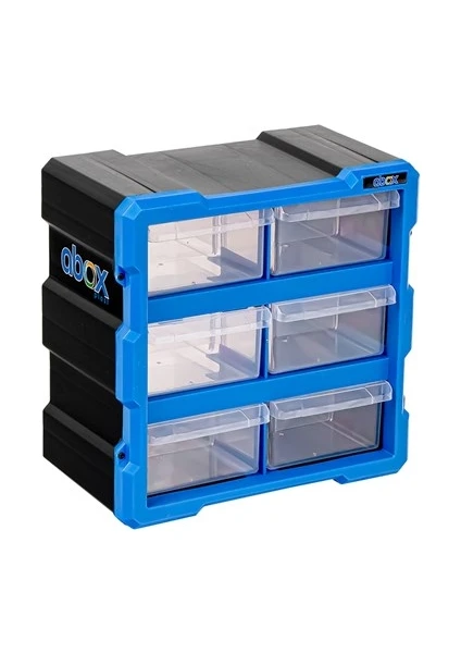 Monoblok 6 Çekmeceli Set TK-6008 - Çivi Vida Takı Organizer Kutusu