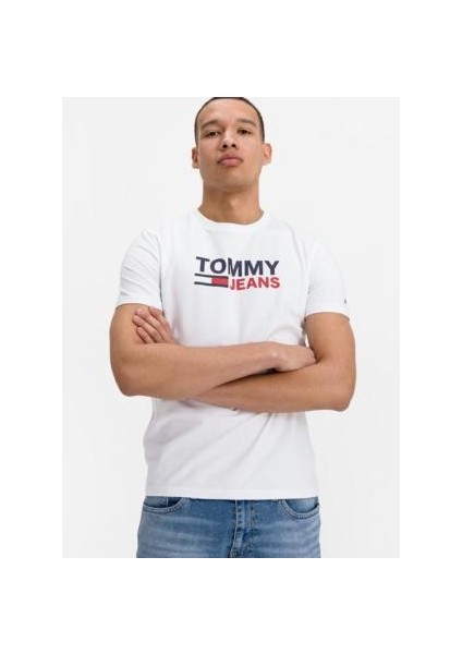 Men's White Regular Fit T-Shirt