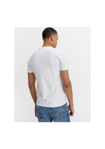 Men's White Regular Fit T-Shirt