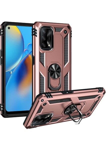 Oppo A74 Kılıf Vega Standlı Yüzüklü