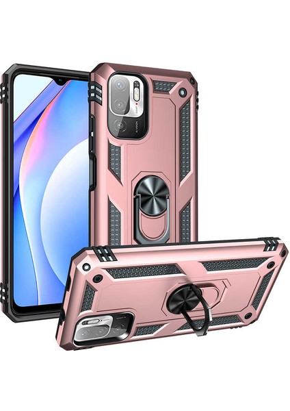 Xiaomi Poco M3 Pro Kılıf Vega Standlı Yüzüklü