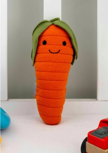 Peluş Sebze Havuç Uyku ve Oyun Arkadaşım Oyuncak Pelüş