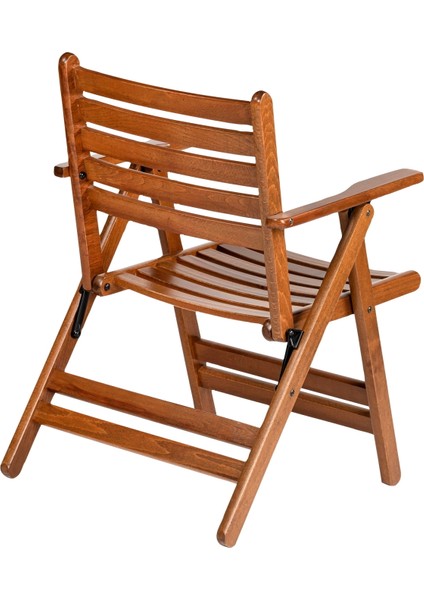 London Atina Katlanır Ahşap Bahçe Balkon Takımı -80X160 Masa + 4 Sandalye Set indirimleri