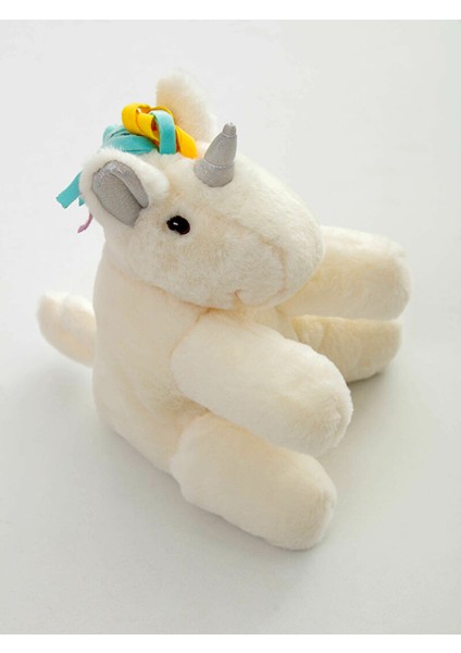 Shiva Gift&More Nakış Detaylı Pelüş Dolgulu Pony Bebek Kırlent Unicorn Uyku ve Oyun Arkadaşı