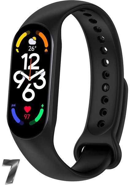Mi Band 7 Uyumlu Silikon Kordon